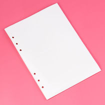 Release paper storage book A5 hand account book sticker tape loose leaf double-sided storage book Handbook loose leaf Shell 6 holes diy