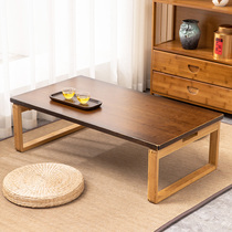 Floating window table window sill small table Kang a few Japanese folding tatami table small coffee table tea table bamboo folding balcony low table