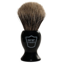 Parker-American Parker BKPB pure badger hair imitation Ebony long handle shaving brush with brush holder