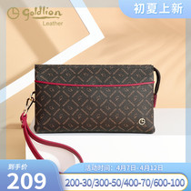 Ginley to womens bag 2022 new hand grab bag large capacity multifunction long wallet minimalist envelope handbag wave