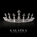 Galan crown headdress 2020 new Bridal Wedding imitation pearl zircon crown adult Korean wedding dress accessories
