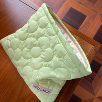 Beauty off the cotton Flowers Makeup Bag Original Little Crowddesign Cute Flowers Macaron Girl Cashier Bags Ins