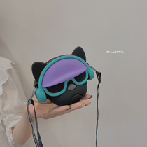 ins Super fire small bag female 2021 New cute cartoon mini shoulder lipstick Net red silicone shoulder bag