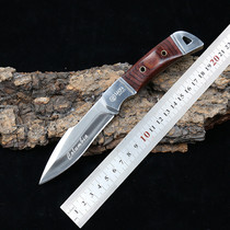 High hardness portable survival saber straight knife outdoor small knife cold weapon special forces tritium knife blade