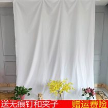 White background cloth white cloth photo props children photography ins Net red shop live background wall decoration set