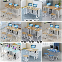 School Room Micromachine Room Desk Desktop Exam Desk Custom Single Double Training Tutoring Table And Chairs Steel Wood Brief
