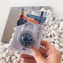 Out of Europe and the United States there are fan Fangyuan password lock 50mm turntable retro code lock school dormitory padlock bags