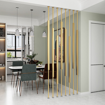 Modern minimalist screen porch-free living room movable wall Net red decoration hollow hotel column blocking partition