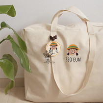 Little good TP INS Korean kindergarten quilt storage bag embroidery large capacity moving bag bedding finishing
