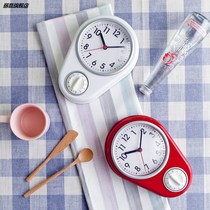Punch-free Nordic alarm clock creative clock magnet magnetic suction refrigerator patch clock special clock kitchen small wall clock