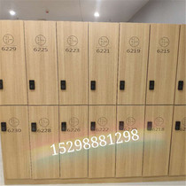  Sauna bath hall Sweat steaming room Wooden storage wardrobe Hot spring bathroom Gym Yoga hall Health hall changing cabinet