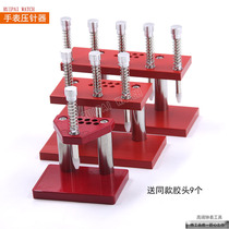 Watch repair tool needle loader desktop needle press machine high quality clock repair needle punch watch pointer installation needle Press
