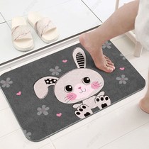 Door-to-door doormat Floor mat Bedroom kitchen bathroom floor mat Bathroom toilet Absorbent non-slip can be cut and washed