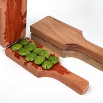Clip Li garlic clip flat wood fruit shop juice pickling press Sanhua plum fruit splint sandwich hand juicer