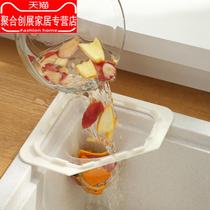 Kitchen sink garbage filter net vegetable washing pool disposable drain rack household leftovers filter anti-blocking artifact