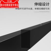 Upper sink kitchen retractable black wash pool household dish chopsticks knife drain storage rack