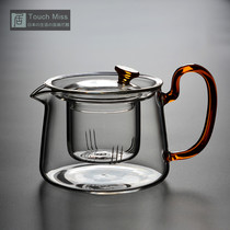 Touch Miss transparent heat-resistant glass teapot thickened high temperature resistant filter can heat the tea cooker to make teapot