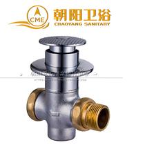 Chaoyang bathroom foot pedal concealed squatting toilet delayed flushing valve four-way valve SF103K Flushing Valve