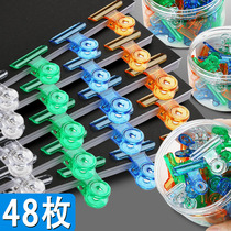 Long tail clip Office large color clip Transparent plastic ticket clip Small round mixed multi-function document strong clip Finishing clip Fixed folder Stationery book clip Cute