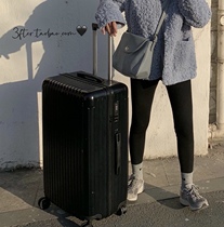 Daily basic black ~ value male college student luggage zipper type resistant code lock travel box trolley case
