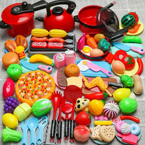 Childrens house kitchen Che Che Le girl simulation kitchenware cooking set 3 to 6 years old boy educational toys