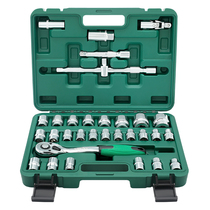 Xinrui 32-piece auto repair tool set 1 2 big flying socket ratchet wrench combination car repair repair