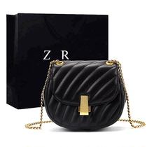 European station womens bag 2021 New Net red Fashion Bag fashion wild vintage chain bag crossbody leather small bag