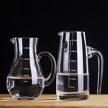 Liquor separator with scale glass small size wine cup suit pouring pot measuring device red wine decanter household
