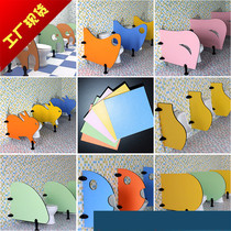 Kindergarten toilet partition childrens toilet partition board cartoon animation urine baffle children toilet compartment