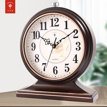 Pendulum clock quartz living room desktop clock retro home desktop large clock sitting clock pendulum clock ornaments