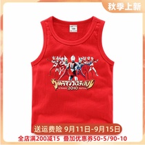 Summer dress children Altman vest Korean cotton leisure base shirt sweat-sucking candy small children sleeveless sweatshirt