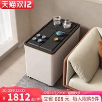 Tea car movable home balcony simple modern small tea table light luxury tea cabinet boiling water tea table small cabinet