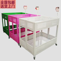 Supermarket promotional car dump truck special sale promotion table folding display rack clothing store float shelf truck