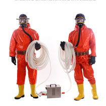 Fu 9290 double electric air breathing apparatus electric air breathing apparatus (double with 20 meters long tube Electric