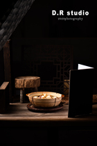 Gourmet still life photography reflective cardboard vertical three-color light folding A4 photography props silver white Black