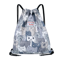 Corset pocket drawstring backpack women waterproof casual cute versatile small backpack ins canvas bag student schoolbag male
