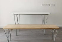 Solid Wood Long Bench Benches Benches Benches Benches Bench Long Bench Swap Shoes Bench Extremely Minimalist Modern Minima Medieval designer wearing a footstool