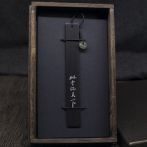 Handmade Ebony silver bookmarks custom lettering future graduation season gift box company companion gift