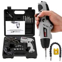 Household wireless drill Rechargeable small pistol drill Multi-function household electric screwdriver Universal screwdriver set
