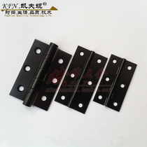Black pure copper small hinge Cabinet hinge Cabinet door hinge Window door hinge 2 5 inch 3 inch thick large hinge