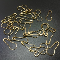 Gourd insurance pin paper clip safety metal pin small buckle silver flower card bold spot 1000
