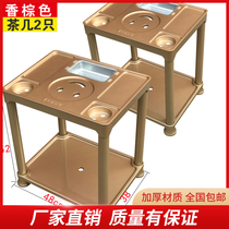 Tea room chess board room convenient café multifunction tea water rack tray table snacks waterproof and mahjong tea table 