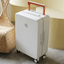 Aluminum frame luggage female 24 inch trolley case travel password box small 20 boarding men universal wheel 26 leather 28 large