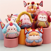 Zodiac tiger baby sachet embroidery handmade diy material package to send baby safety charm birthday gift amulet
