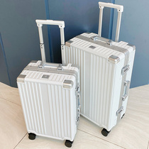 Jindengshi export Japan aluminum frame luggage 20 silent universal wheel trolley case 28 men and women travel case 24 inch 26