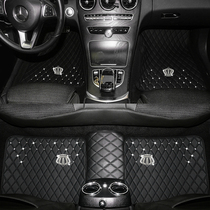 2021 New Car foot pad universal anti-dirt pad car inner protection pad Crown floor mat ladies car pedal pad