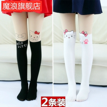 Girls leggings socks spring and autumn childrens pantyhose little girl Siamese stockings summer thin 4 6 8 1