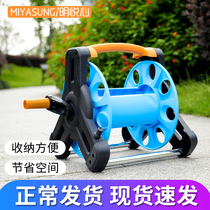 Water pipe storage rack Take-up artifact reel turntable around the pipe shelf Agricultural water frame Hand winding water pipe car