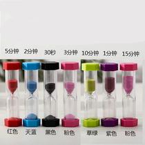 Hexagon time hourglass 30 seconds 1 3 5 minutes timer children eat kindergarten safety anti-fall birthday