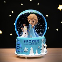 Princess Aisha Frozen Crystal Ball Music Box Childrens Girls New Year Birthday Gift Aisha Music Box